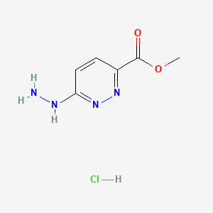 B1145541 Methyl 6-hydrazinylpyridazine-3-carboxylate hydrochloride CAS No. 1234616-16-0