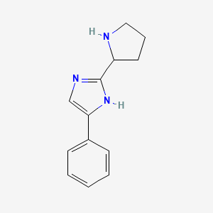 5-phenyl-2-(pyrrolidin-2-yl)-1H-imidazole