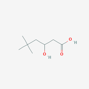 molecular formula C8H16O3 B114555 3-Hydroxy-5,5-dimethylhexanoic acid CAS No. 149650-17-9