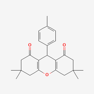 3,3,6,6-Tetramethyl-9-(4-methylphenyl)-3,4,5,6,7,9-hexahydro-1H-xanthene-1,8(2H)-dione