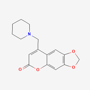 8-(piperidin-1-ylmethyl)-6H-[1,3]dioxolo[4,5-g]chromen-6-one