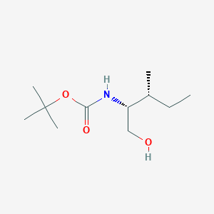 molecular formula C11H23NO3 B114557 Carbamic acid,[1-(hydroxymethyl)-2-methylbutyl]-, 1,1-dimethylethyl ester, [R-(R*,R*)]-(9CI) CAS No. 141321-53-1