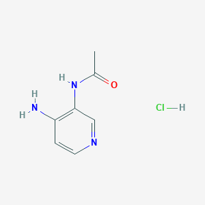 molecular formula C7H10ClN3O B1145571 N-(4-氨基-3-吡啶基)-乙酰胺盐酸盐 CAS No. 676464-96-3