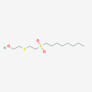 2-([2-(Octane-1-sulfonyl)ethyl]sulfanyl)ethanol