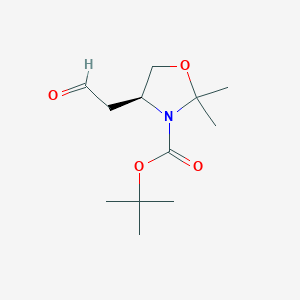molecular formula C12H21NO4 B114558 (S)-Tert-butyl 2,2-dimethyl-4-(2-oxoethyl)oxazolidine-3-carboxylate CAS No. 147959-19-1