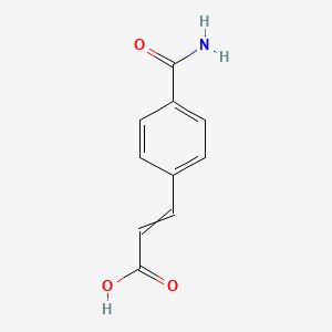 molecular formula C₁₀H₉NO₃ B1145584 3-(4-氨基甲酰苯基)丙-2-烯酸 CAS No. 18910-25-3