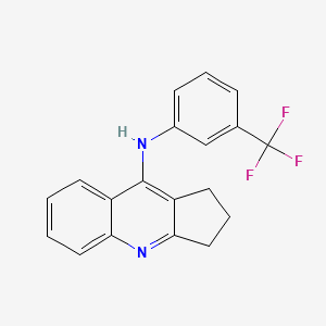 N-[3-(trifluoromethyl)phenyl]-2,3-dihydro-1H-cyclopenta[b]quinolin-9-amine