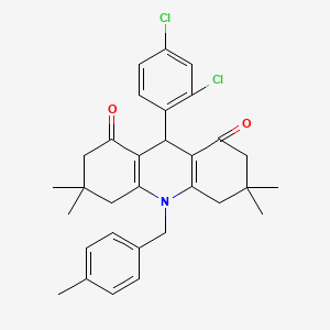 9-(2,4-dichlorophenyl)-3,3,6,6-tetramethyl-10-(4-methylbenzyl)-3,4,6,7,9,10-hexahydroacridine-1,8(2H,5H)-dione