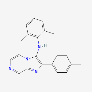 N-(2,6-dimethylphenyl)-2-(4-methylphenyl)imidazo[1,2-a]pyrazin-3-amine