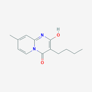 molecular formula C13H16N2O2 B11456187 3-butyl-2-hydroxy-8-methyl-4H-pyrido[1,2-a]pyrimidin-4-one 