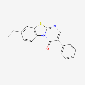 8-ethyl-3-phenyl-4H-pyrimido[2,1-b][1,3]benzothiazol-4-one