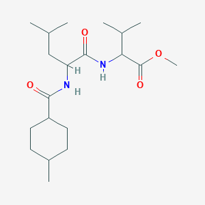 methyl N-[(4-methylcyclohexyl)carbonyl]leucylvalinate