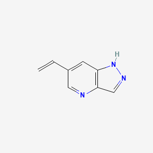 B1145638 6-Vinyl-1H-pyrazolo[4,3-b]pyridine CAS No. 1374651-68-9