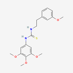 1-[2-(3-Methoxyphenyl)ethyl]-3-(3,4,5-trimethoxyphenyl)thiourea