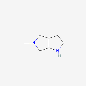 molecular formula C₇H₁₄N₂ B1145645 5-Methyloctahydropyrrolo[3,4-b]pyrrole CAS No. 948846-61-5