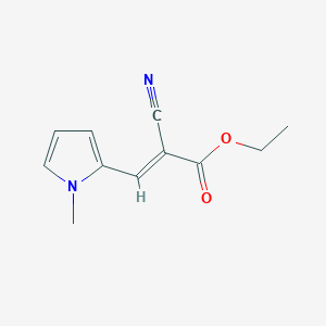 ethyl (2E)-2-cyano-3-(1-methyl-1H-pyrrol-2-yl)prop-2-enoate