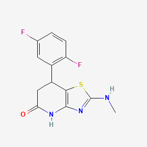 7-(2,5-difluorophenyl)-2-(methylamino)-6,7-dihydro[1,3]thiazolo[4,5-b]pyridin-5(4H)-one