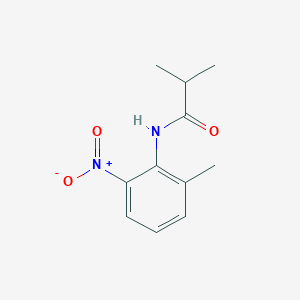 molecular formula C11H14N2O3 B11456722 2-methyl-N-(2-methyl-6-nitrophenyl)propanamide 