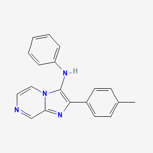 2-(4-methylphenyl)-N-phenylimidazo[1,2-a]pyrazin-3-amine