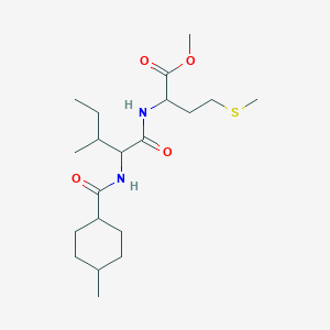 methyl N-[(4-methylcyclohexyl)carbonyl]isoleucylmethioninate