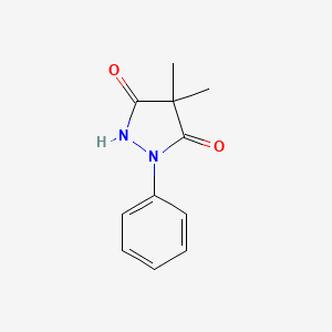 4,4-Dimethyl-1-phenylpyrazolidine-3,5-dione