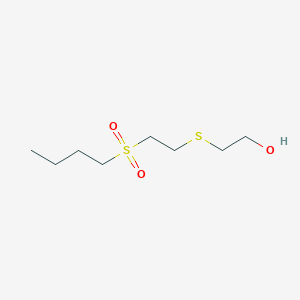 2-([2-(Butane-1-sulfonyl)ethyl]sulfanyl)ethanol