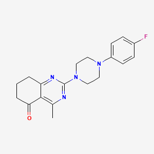 2-[4-(4-fluorophenyl)piperazin-1-yl]-4-methyl-7,8-dihydroquinazolin-5(6H)-one