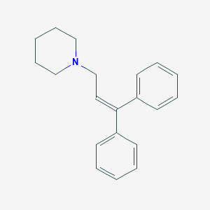 molecular formula C20H23N B114570 Pipéridine, 1-(3,3-diphénylallyl)- CAS No. 13150-57-7