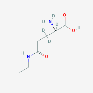 molecular formula C7H9D5N2O3 B1145705 L-Theanine-d5 CAS No. 1217451-85-8