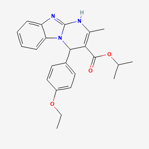 Propan-2-yl 4-(4-ethoxyphenyl)-2-methyl-1,4-dihydropyrimido[1,2-a]benzimidazole-3-carboxylate