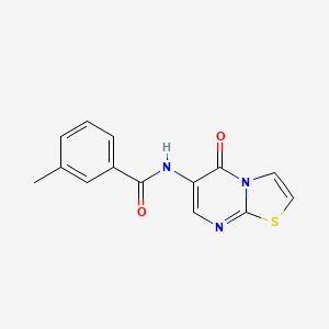 3-Methyl-N-{5-oxo-5H-[1,3]thiazolo[3,2-A]pyrimidin-6-YL}benzamide