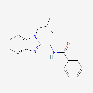 N-[(1-isobutyl-1H-benzimidazol-2-yl)methyl]benzamide