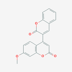 7-Methoxy-4-(2-oxochromen-3-yl)chromen-2-one