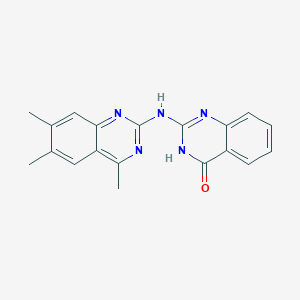 2-[(4,6,7-Trimethylquinazolin-2-yl)amino]quinazolin-4-ol