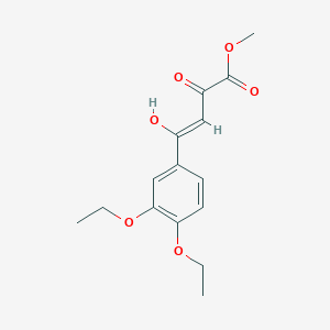 methyl (2Z)-4-(3,4-diethoxyphenyl)-2-hydroxy-4-oxobut-2-enoate