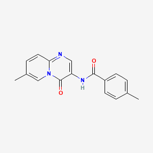 4-Methyl-N-{7-methyl-4-oxopyrido[1,2-A]pyrimidin-3-YL}benzamide