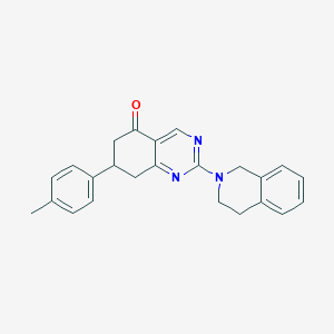 2-(3,4-dihydroisoquinolin-2(1H)-yl)-7-(4-methylphenyl)-7,8-dihydroquinazolin-5(6H)-one