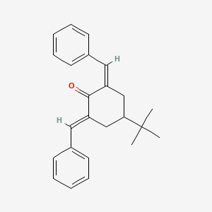 (2Z,6E)-2,6-dibenzylidene-4-tert-butylcyclohexanone