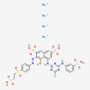 molecular formula C₂₇H₁₈ClN₇Na₄O₁₆S₅ B1145797 活性红198 CAS No. 145017-98-7