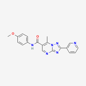 N-(4-methoxyphenyl)-7-methyl-2-(pyridin-3-yl)[1,2,4]triazolo[1,5-a]pyrimidine-6-carboxamide