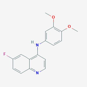 N-(3,4-dimethoxyphenyl)-6-fluoroquinolin-4-amine