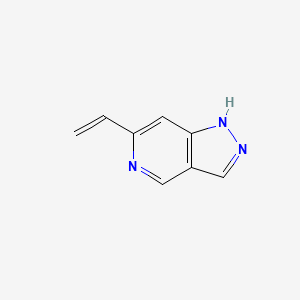 molecular formula C8H7N3 B1145818 6-Vinyl-1H-pyrazolo[4,3-c]pyridine CAS No. 1374651-83-8