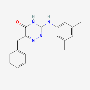 6-benzyl-3-[(3,5-dimethylphenyl)amino]-1,2,4-triazin-5(4H)-one