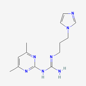 N-(4,6-dimethylpyrimidin-2-yl)-N'-[3-(1H-imidazol-1-yl)propyl]guanidine