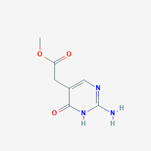 Methyl 2-(2-amino-6-oxo-1,6-dihydropyrimidin-5-yl)acetate