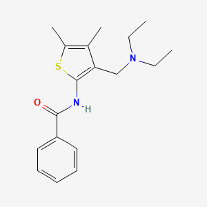 N-{3-[(diethylamino)methyl]-4,5-dimethylthiophen-2-yl}benzamide