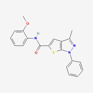 N-(2-methoxyphenyl)-3-methyl-1-phenyl-1H-thieno[2,3-c]pyrazole-5-carboxamide