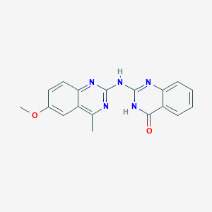 2-[(6-Methoxy-4-methylquinazolin-2-yl)amino]quinazolin-4-ol