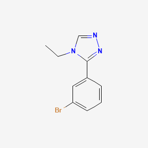 3-(3-Bromophenyl)-4-ethyl-4H-1,2,4-triazole