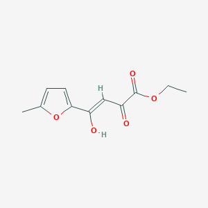 molecular formula C11H12O5 B11458696 ethyl (2Z)-2-hydroxy-4-(5-methylfuran-2-yl)-4-oxobut-2-enoate 